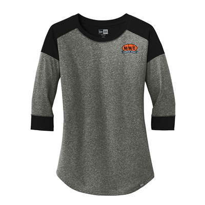 New Era® Ladies Heritage Blend 3/4-Sleeve Baseball Raglan Tee