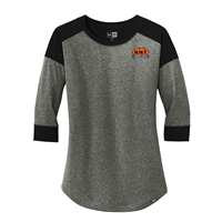 New Era® Ladies Heritage Blend 3/4-Sleeve Baseball Raglan Tee